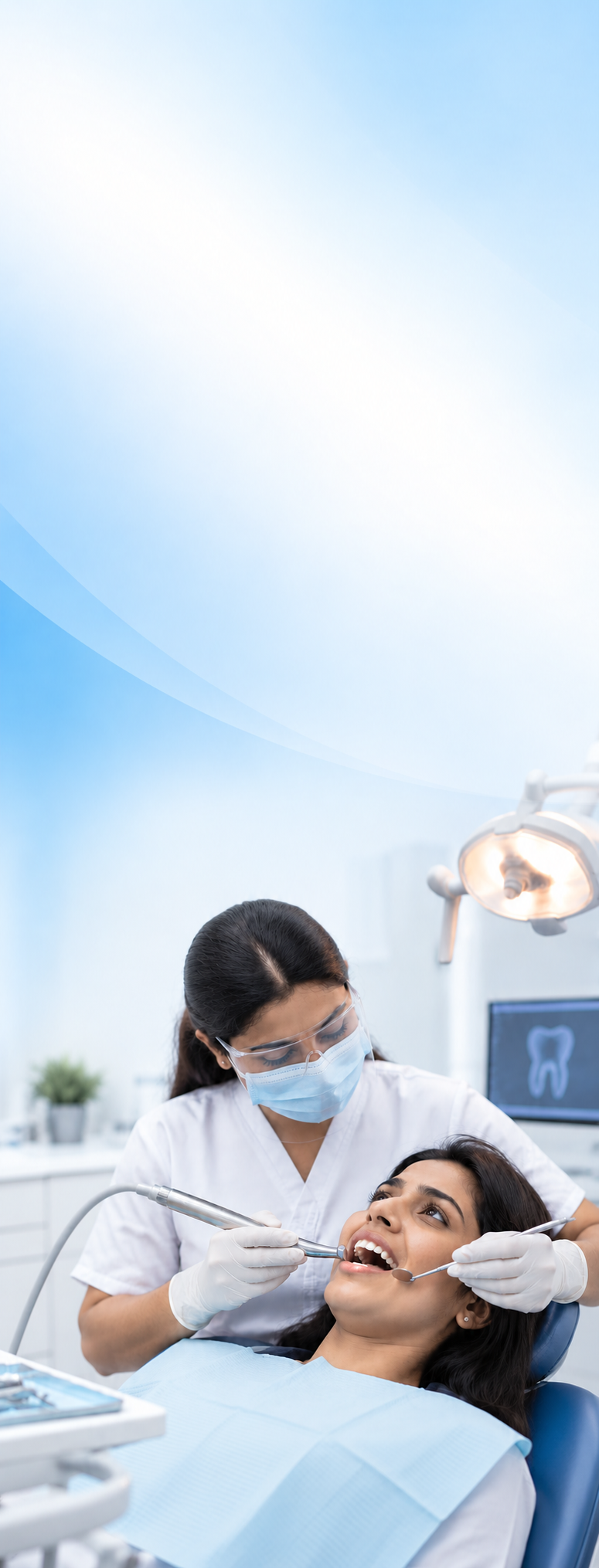 Dentist treating a patient at The Smile Hub, Kandivali West